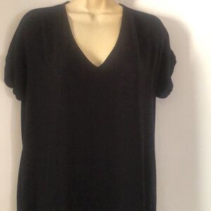 Woman’s shinestar rayon black maxi dress